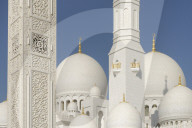 The Sheikh Zayed Grand Mosque. Abu Dhabi. United Arab Emirates.