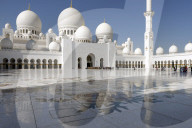 The Sheikh Zayed Grand Mosque. Abu Dhabi. United Arab Emirates.