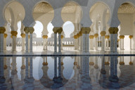 The Sheikh Zayed Grand Mosque. Abu Dhabi. United Arab Emirates.