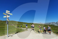 Europe, France, Haute Savoie, Rhone Alps, Chamonix, Chamonix trail running marathon