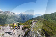 Europe, France, Haute Savoie, Rhone Alps, Chamonix, Chamonix trail running marathon