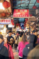 Taiwan, Jiufen, under cover market