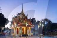 South East Asia, Thailand, Kanchanaburi, city gate