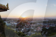 South East Asia, Thailand, Prachuap Kiri Khan, Wat Thammikaram Worawihan temple