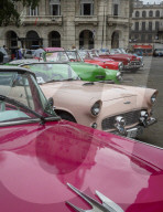 Vintage American cars, Havana, Cuba, West Indies, Caribbean, Central America