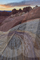 Sunrise over sandstone, Valley Of Fire State Park, Nevada, United States of America, North America