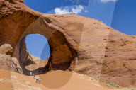 Ear Of The Wind Arch, Monument Valley Navajo Tribal Park, Monument Valley, Utah, USA.