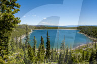 Duck Lake in Yellowstone National Park, Wyoming, USA.