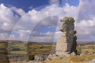 Bowerman‚Äôs Nose on Hayne Down, Dartmoor, Devon, England. Spring (March) 2015.