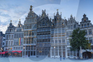 Guild houses in Main Market Square, Antwerp, Flanders, Belgium