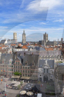 View of Ghent, Flanders, Belgium