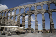 Roman Aquaduct, Segovia, UNESCO World Heritage Site, Spain