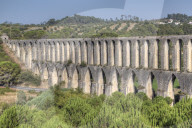 Roman Aqueduct , Pegoes, Portugal