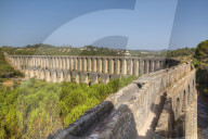 Roman Aqueduct , Pegoes, Portugal