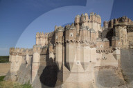 Castle of Coca, built 15th Century, Coca, Segovia, Spain