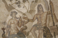 Mosaic of Polifemo and Galatea, Alacazar de los Reyes Cristianos, Cordoba, Spain