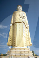Lay Kyun Sakkya Standing Buddha, built in 1995-2008, standing 129 metres high with 31 floors, Monywa township, Sagaing Division.