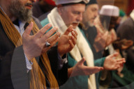 Naqshbandi sufis praying.