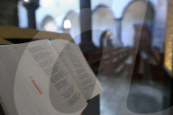Saint-Maurice d'Agaune abbey. The chapel of the martyrdom. The psalms.