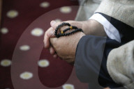 Urs of Mawlana Cheikh Muhammad Nazim Adil al-Haqqani in Selimye mosque in Nicosia, Cyprus. Cheikh Mustapha's prayer beads.