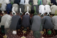 Urs of Mawlana Cheikh Muhammad Nazim Adil al-Haqqani in Selimye mosque in Nicosia, Cyprus. Prayer.
