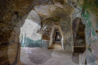 Antro della Sibilla, Cave of the Sibyl, Cumae, Bacoli, Pozzuoli, Naples, Campania, Italy, Europe