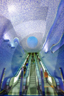 Toledo Art Station of Naples Metro, Naples, Italy, Europe
