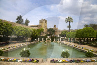 Gardens in Alcazar, Cordoba, Andalucia, Spain, Europe