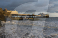 A view of Cromer pier, Norfolk, England.