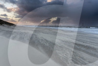 A stormy evening at Waxham, Norfolk, England, United Kingdom, Europe