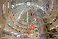 Asia, Malaysia, Kuala Lumpur, Suria KLCC Shopping Mall at Christmas