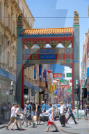 Australia, Victoria, Melbourne, Entrance to Chinatown