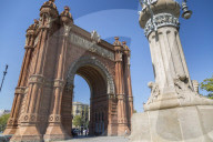 Arco de Triunfo de Barcelona, Barcelona, Caltaluya, Spain, Europe