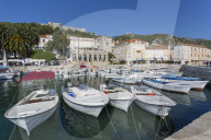 Hvar Harbour, Hvar Island, Dalmatia, Croatia, Europe