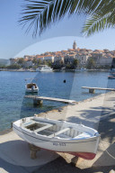 View of Korcula Town, Korcula, Dalmatia, Croatia, Europe