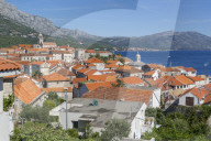 View of Korcula Town, Korcula, Dalmatia, Croatia, Europe
