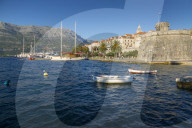 View of Korcula Town, Korcula, Dalmatia, Croatia, Europe