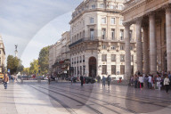 Place de la Comedie in the city of Bordeaux, France.