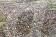 Suburban houses in the Midlands, England, United Kingdom, Europe