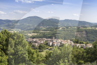 The village of Logna in the Valnerina, Umbria, Italy, Europe