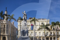 Cuba, Havana, Parque Central, Gran Teatro de la Habana - Grand Theatre
