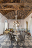Interior view of the Museo de Arquitectura Colonial in the UNESCO World Heritage town of Trinidad, Cuba.