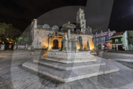Fuentes de los Leones, Fountains of the Lions, in the Plaza de San Francisco, Havana, Cuba
