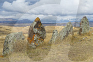 Prehistoric archaeological Karer site of Zorats, Sisian, Syunik Province, Armenia, Caucasus, Asia