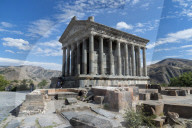 Classical Hellenistic sun temple of Garni, Kotayk Province, Armenia, Caucasus, Middle East, Asia