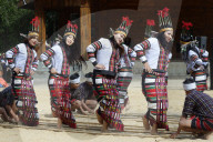 Tribal ritual Dances at the Hornbill Festival, Kohima, Nagaland, India