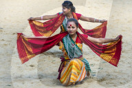 Tribal ritual Dances at the Hornbill Festival, Kohima, Nagaland, India