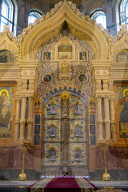 Doorway within The Church on the Spilled Blood, Saint Petersburg, Russia