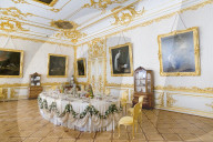 Dining Room within the Catherine Palace, Pushkin, near Saint Petersburg, Russia