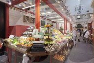 Market hall, Stuttgart, Baden Wuerttemberg, Germany